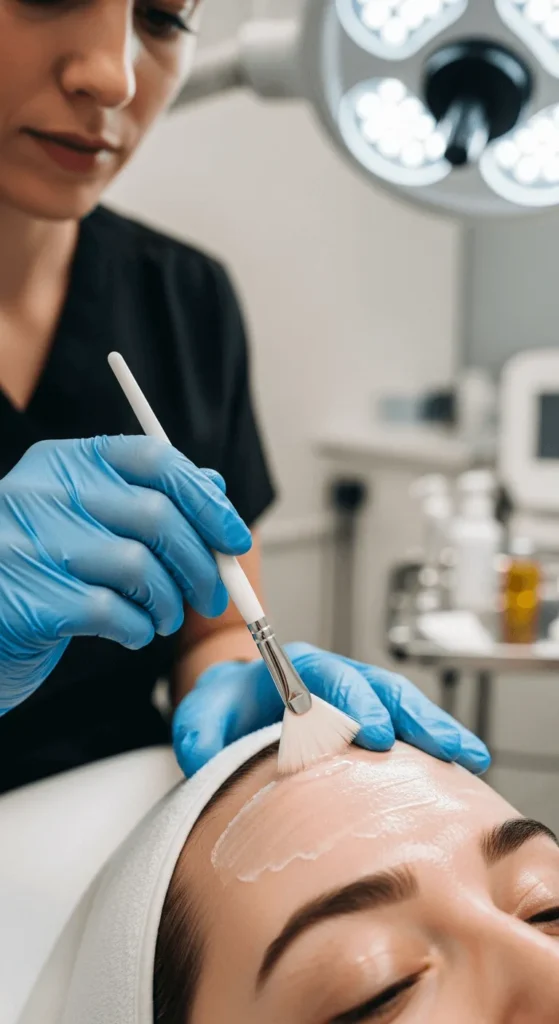 Peeling kwasowy twarzy